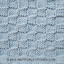Simple Checker 🔯 Knit - Purl stitches